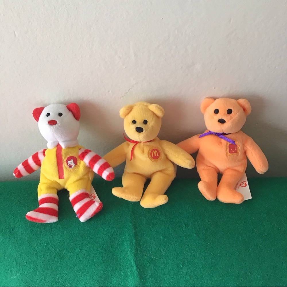 McDonald’s Mini Beanie Bear set of 3
